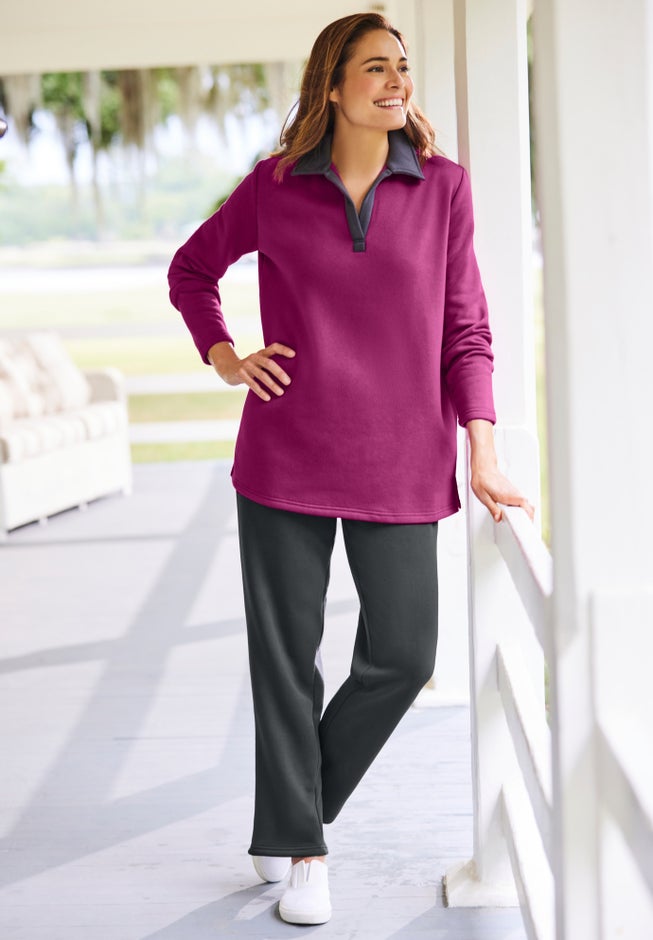 2-Piece Fleece Polo Set image number 1