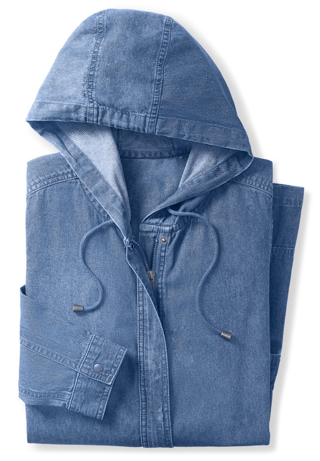 Lightweight Utility Hoodie Jacket image number 3