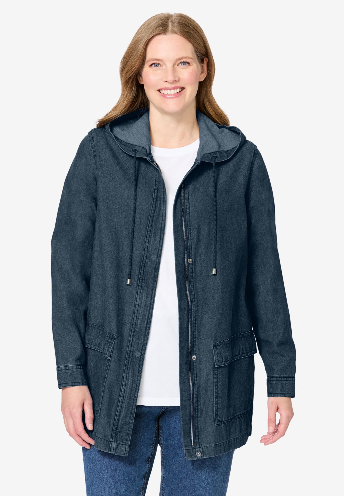 Lightweight Utility Hoodie Jacket image number 1