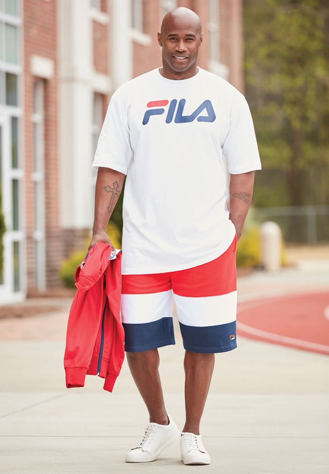 Colorblock Fleece Shorts image number null