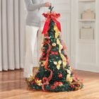 Fully Decorated Pre-Lit 4&frac12; Ft. Pop-Up Christmas Tree image number null