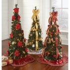 Fully Decorated Pre-Lit 4&frac12; Ft. Pop-Up Christmas Tree image number null