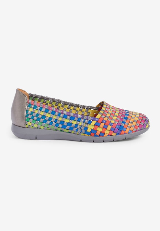 The Bethany Stretch Woven Slip On Flat image number 4