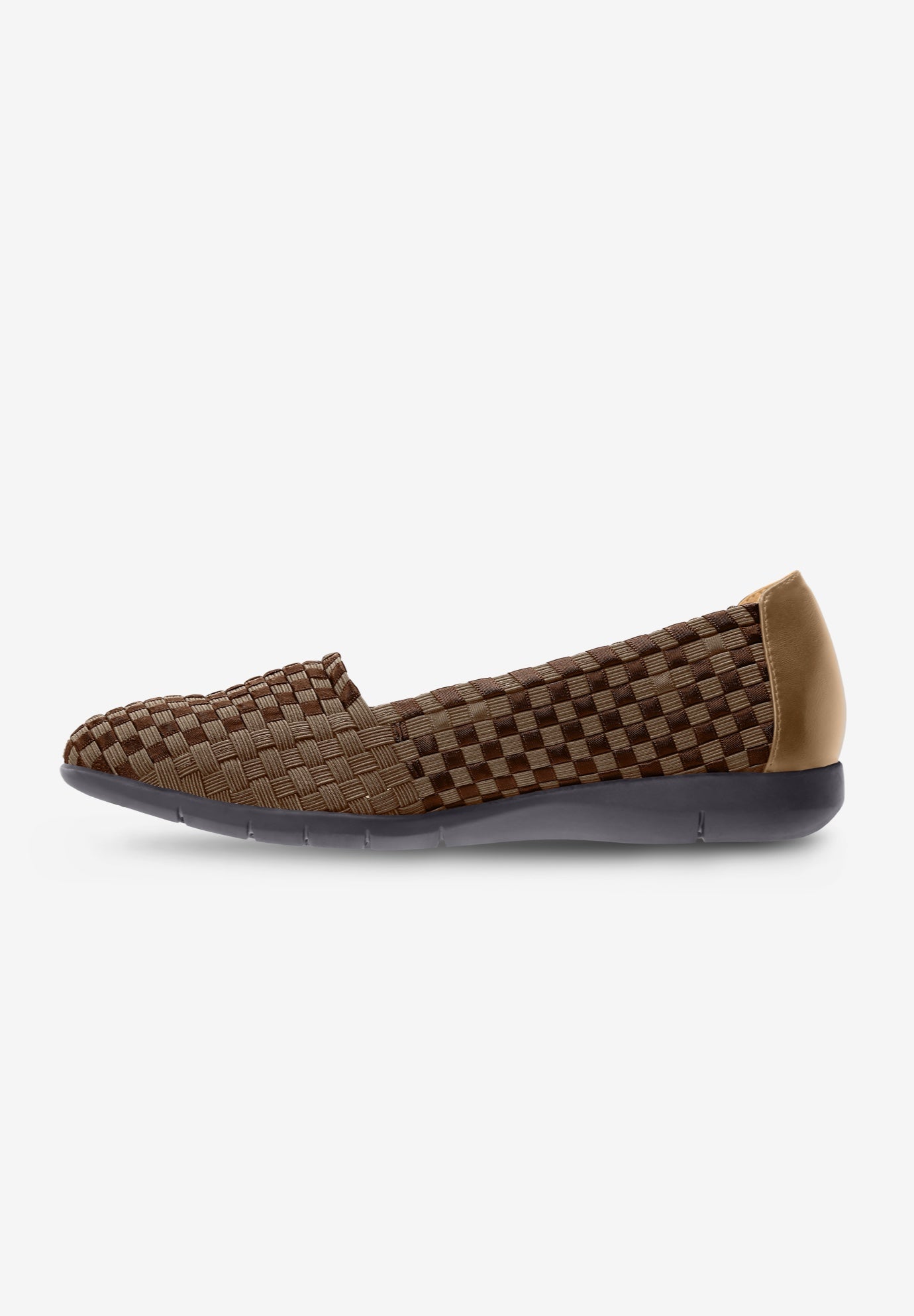 The Bethany Stretch Woven Slip On Flat image number 4