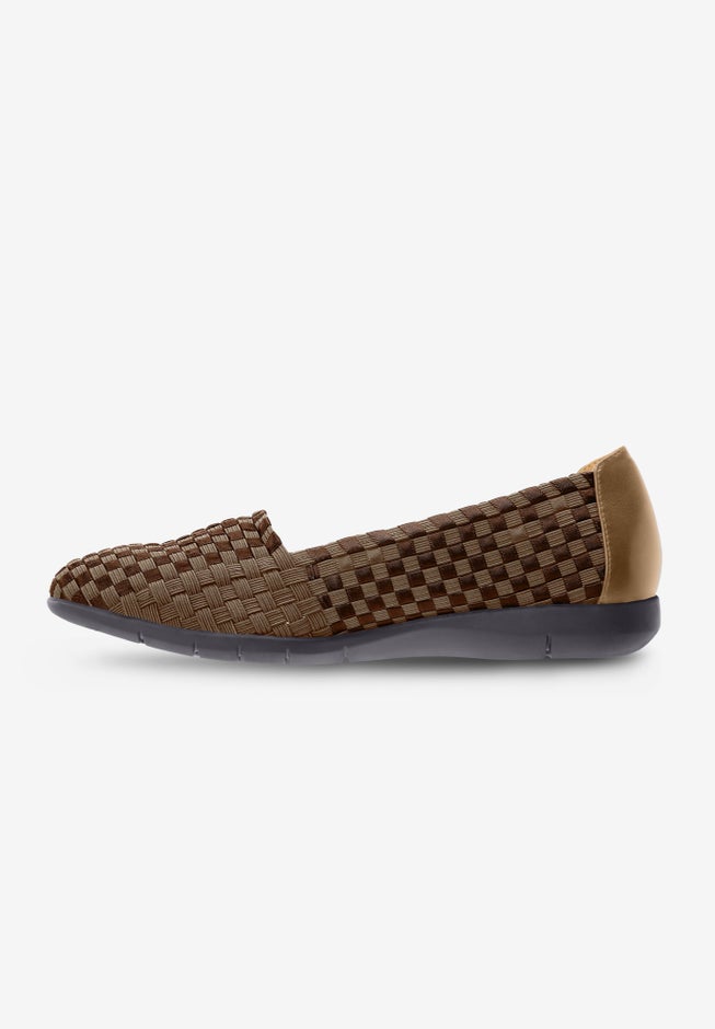 The Bethany Stretch Woven Slip On Flat image number 4
