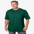 Shrink-Less&trade; Lightweight Pocket Crewneck T-Shirt image number null