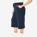 Knit Cargo Capri image number null