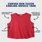SILVER Cooling Muscle Tank image number null