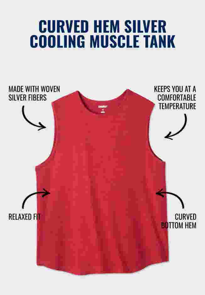 SILVER Cooling Muscle Tank image number 3