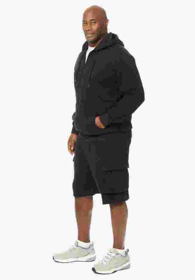 French Terry Zip-Up Hoodie image number 2
