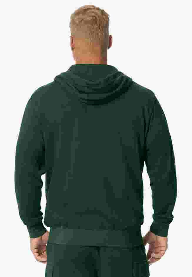 French Terry Zip-Up Hoodie image number 1