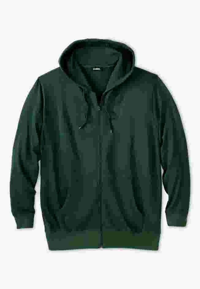 French Terry Zip-Up Hoodie image number 3