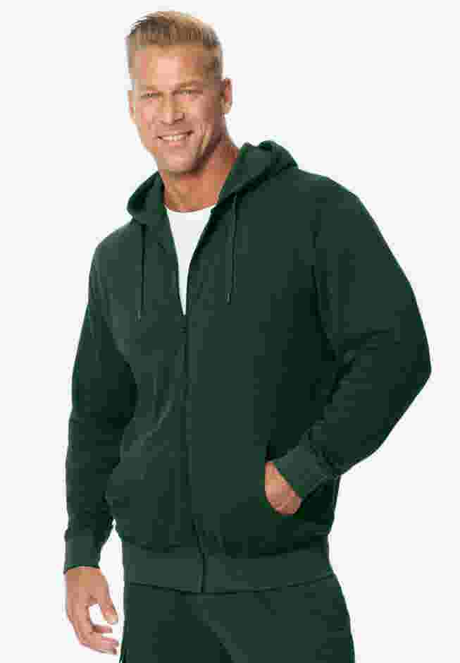 French Terry Zip-Up Hoodie image number 0