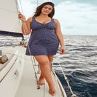 U-Neckline Swimdress image number null
