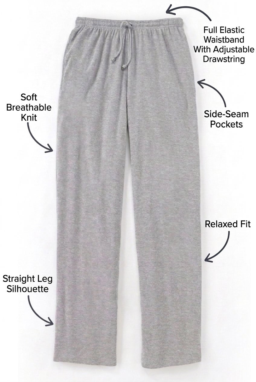 Sport Knit Straight Leg Elastic Pant image number 4
