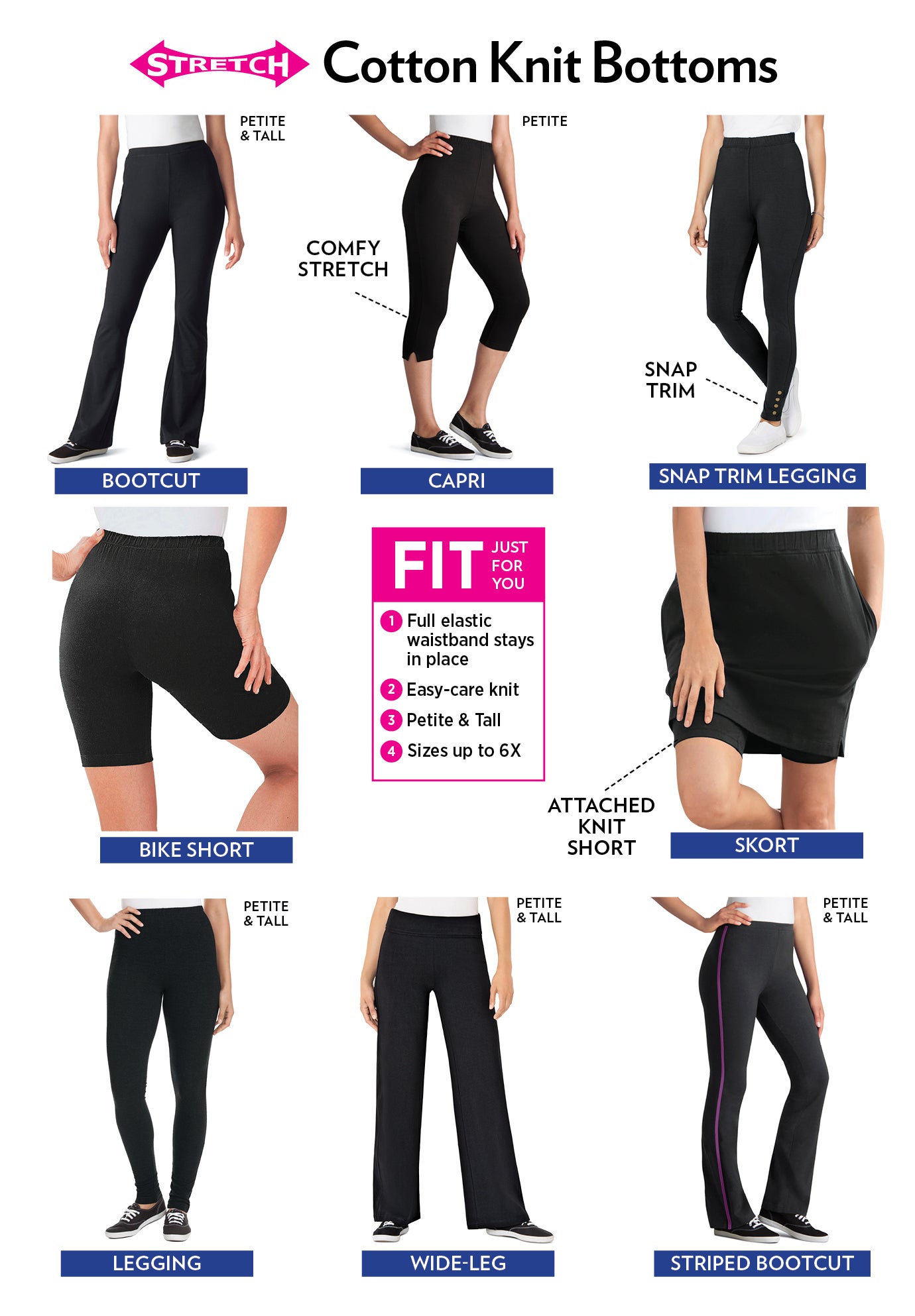 Stretch Cotton Skort image number 3