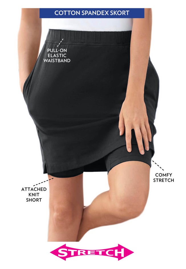 Stretch Cotton Skort image number 0