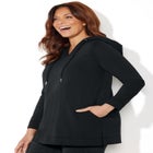 Cloud Knit French Terry Classic Hoodie Tunic image number null