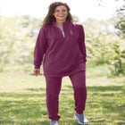 2-piece fleece sweatshirt set image number null