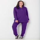 2-piece fleece sweatshirt set image number null