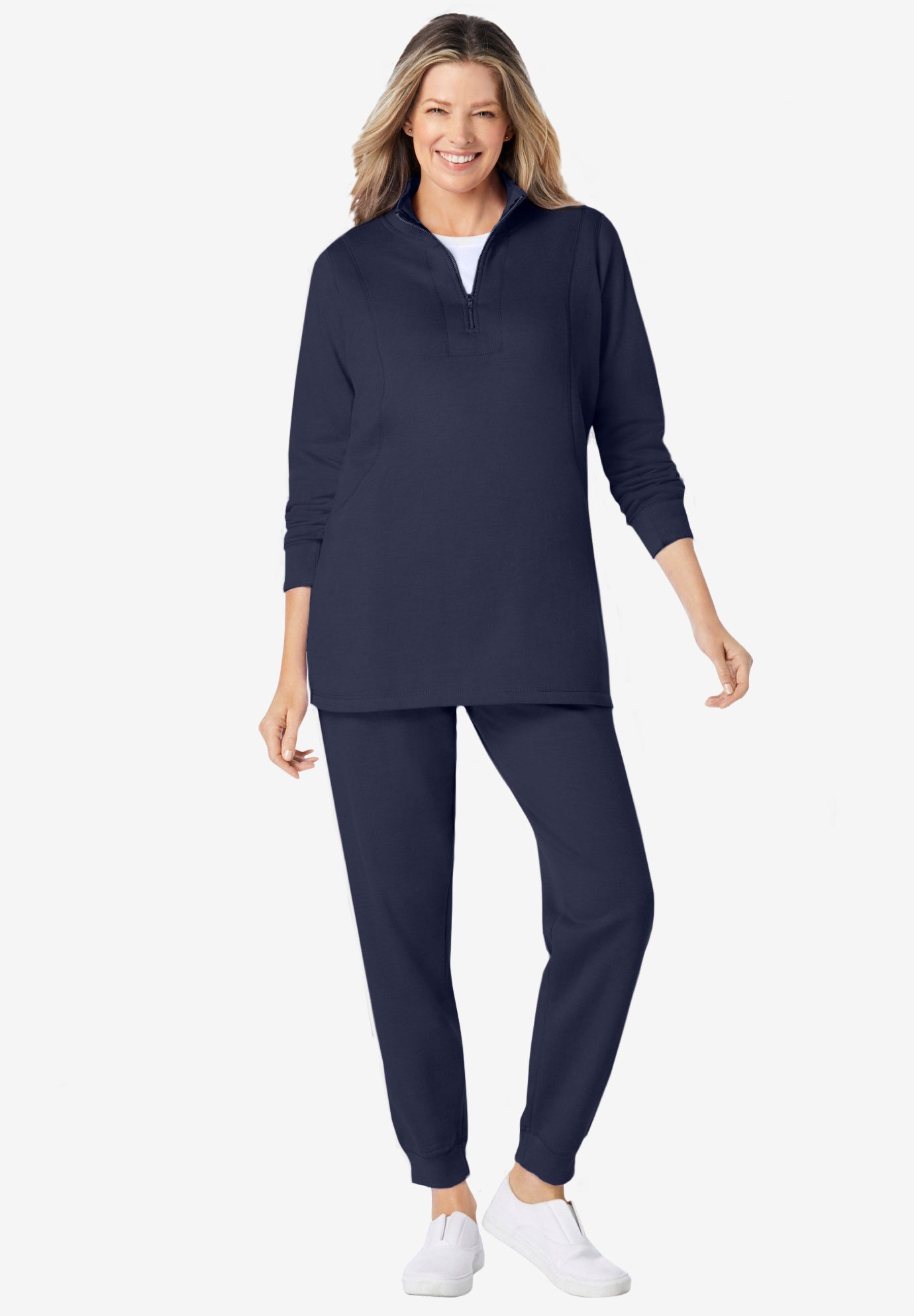 2-piece fleece sweatshirt set image number 0