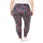Stretch-Cotton Knit Pull-On Printed Leggings image number 1