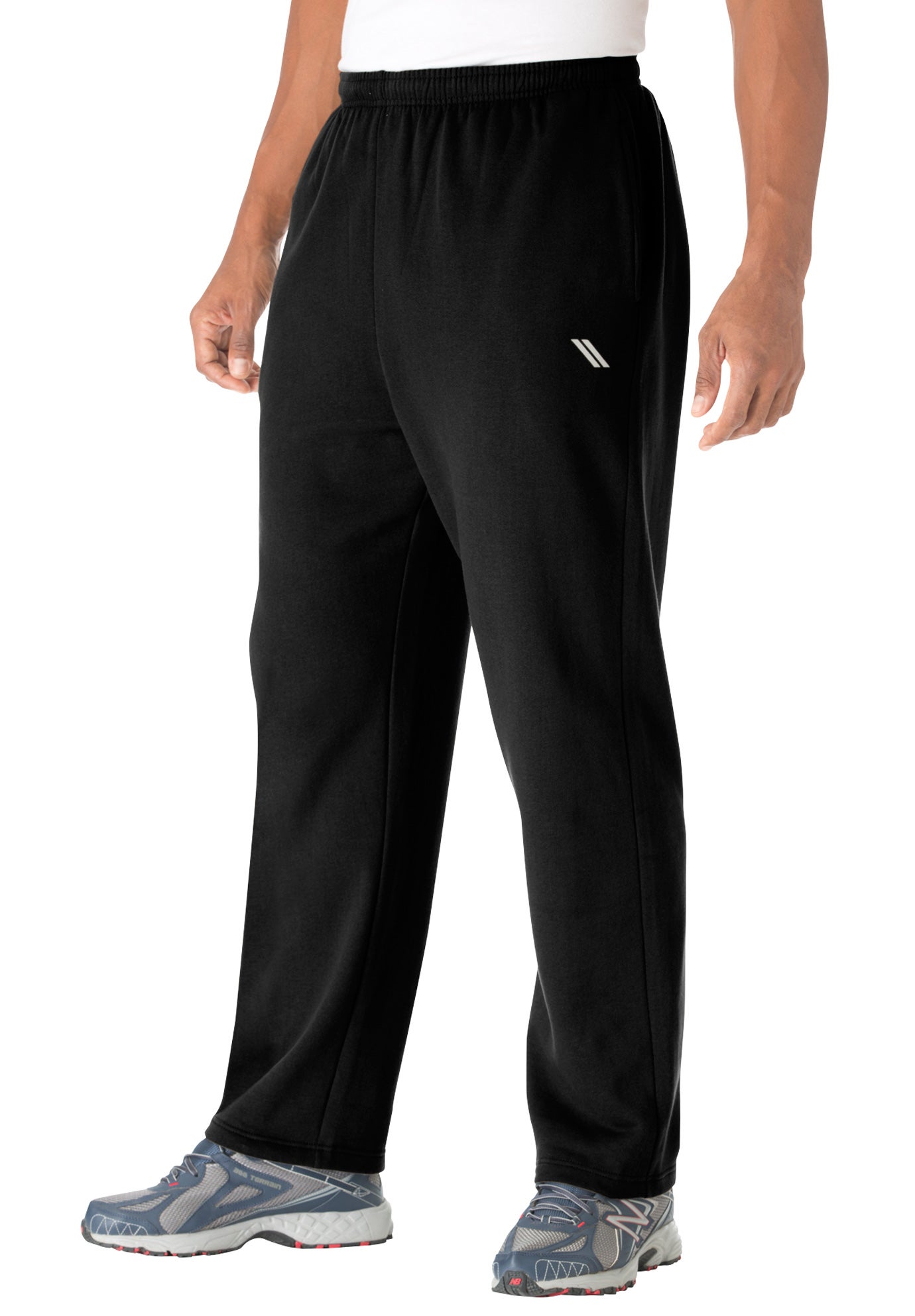 Wicking Fleece Open Bottom Pants by KS Sport&trade; image number 0