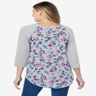 Three-Quarter Sleeve Baseball Tee image number null