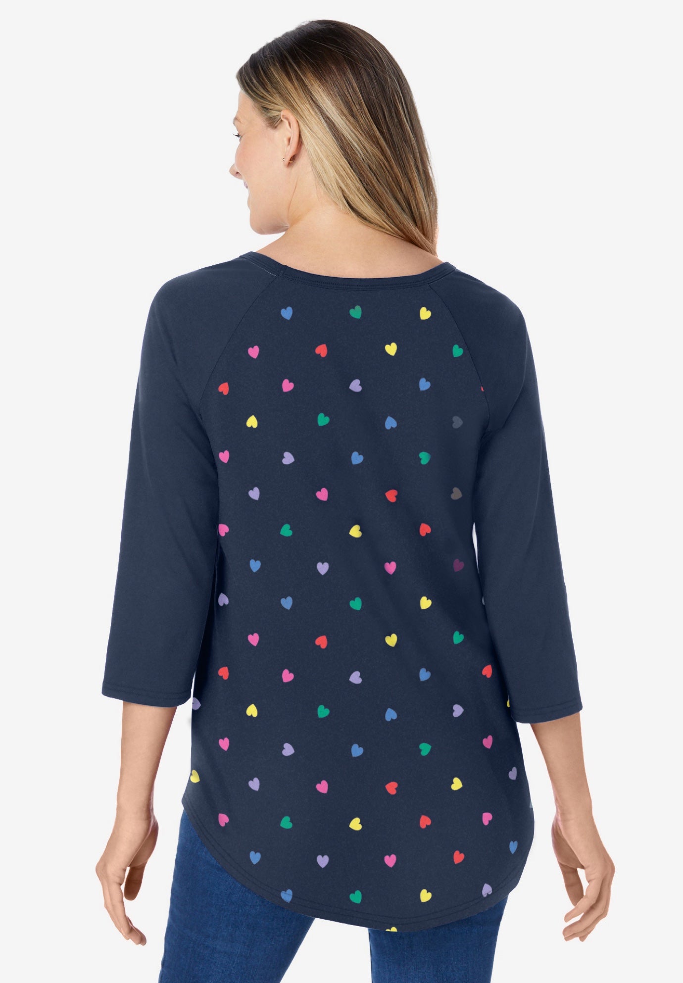 Three-Quarter Sleeve Baseball Tee image number 1