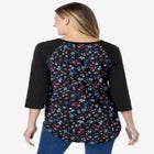 Three-Quarter Sleeve Baseball Tee image number null