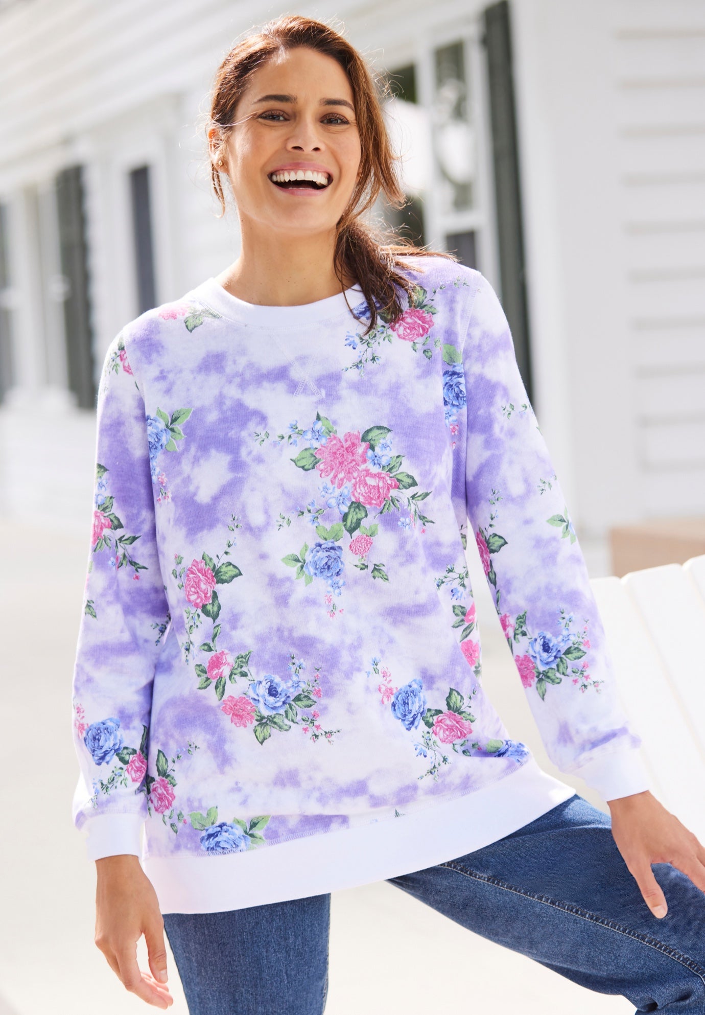 Printed Sweatshirt image number 4