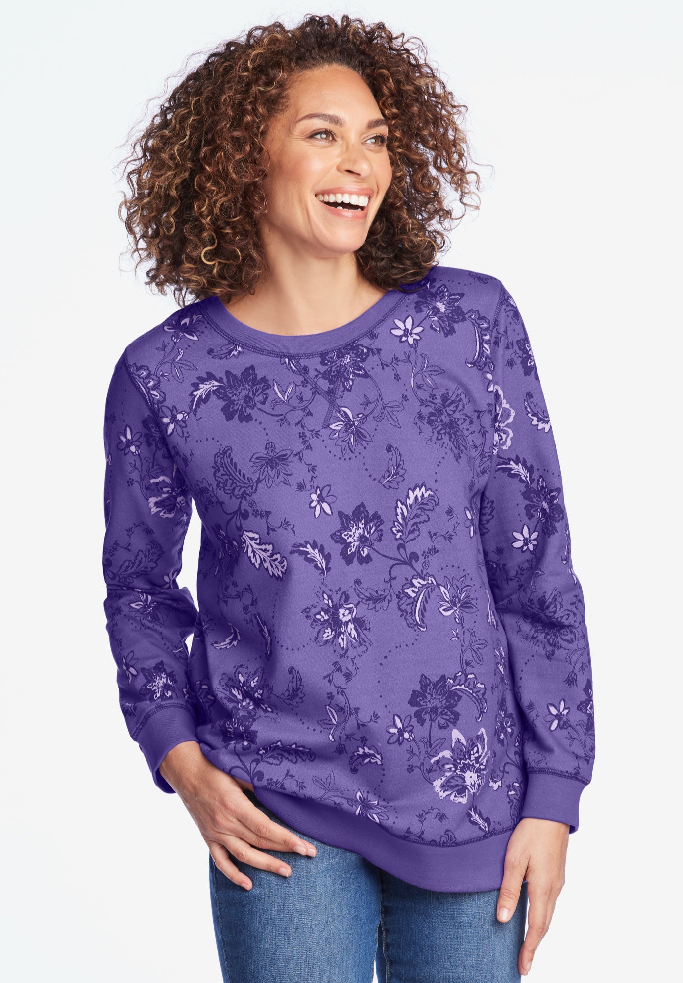 Printed Sweatshirt image number 6