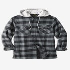 Removable Hooded Shirt Jacket image number null