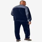 Colorblock Velour Tracksuit image number null