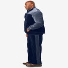 Colorblock Velour Tracksuit image number null