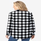 Pintucked Flannel Shirt image number null