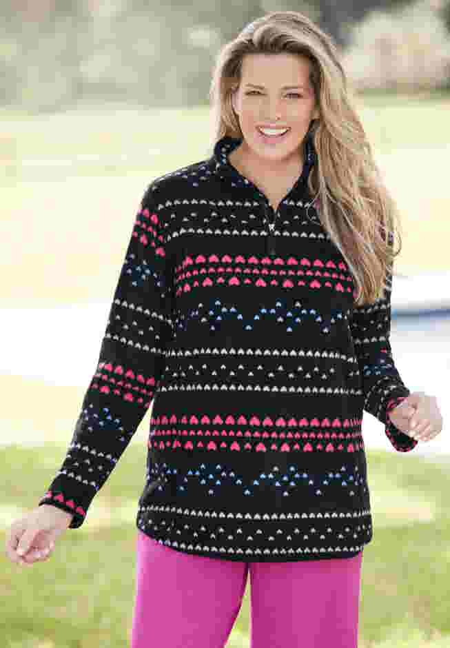 Microfleece Quarter-Zip Pullover image number 9