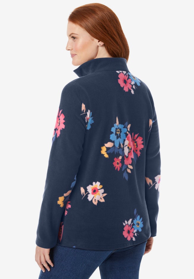 Microfleece Quarter-Zip Pullover image number 1