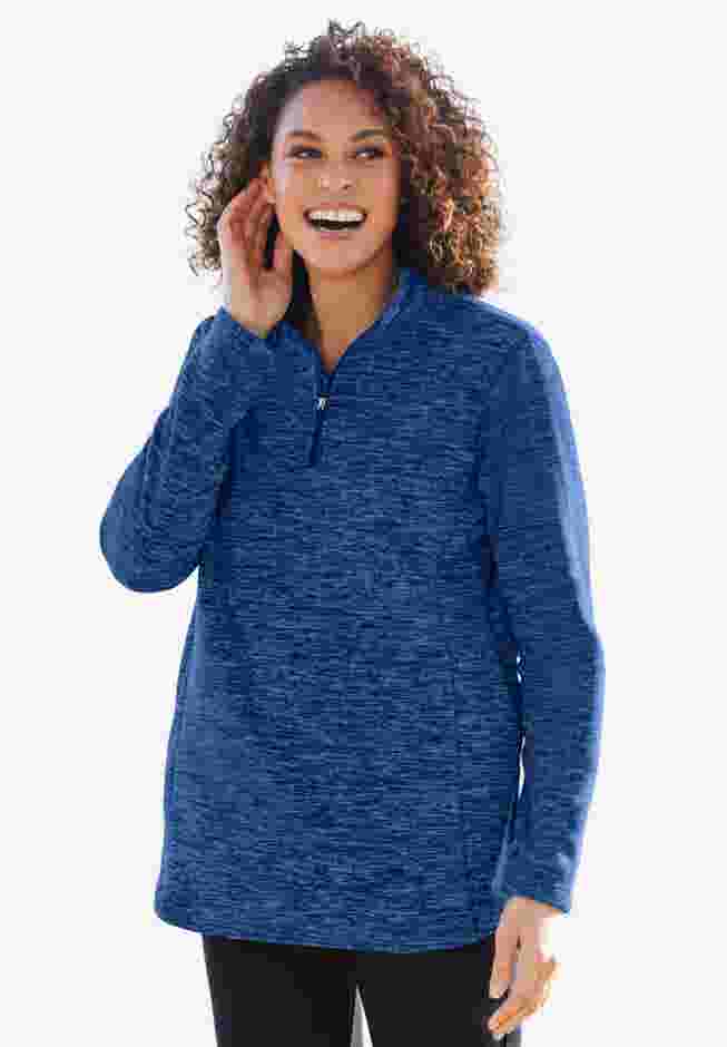 Microfleece Quarter-Zip Pullover image number 0