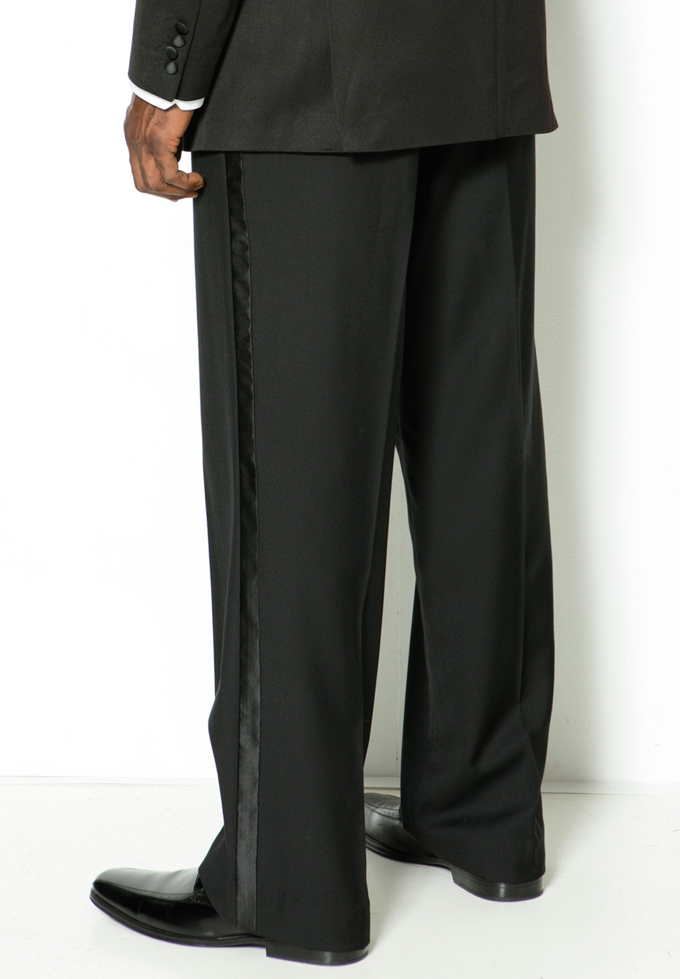 Plain Front Tuxedo Pants image number 1