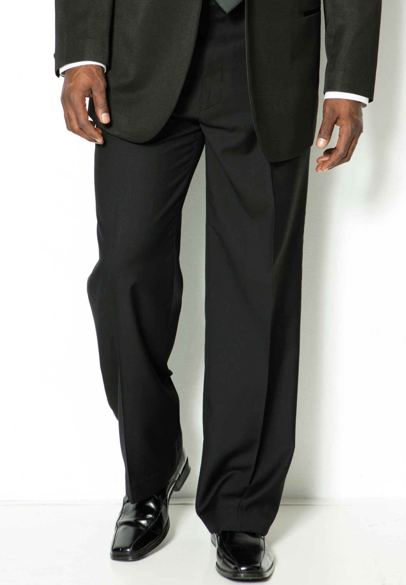 Plain Front Tuxedo Pants image number 0
