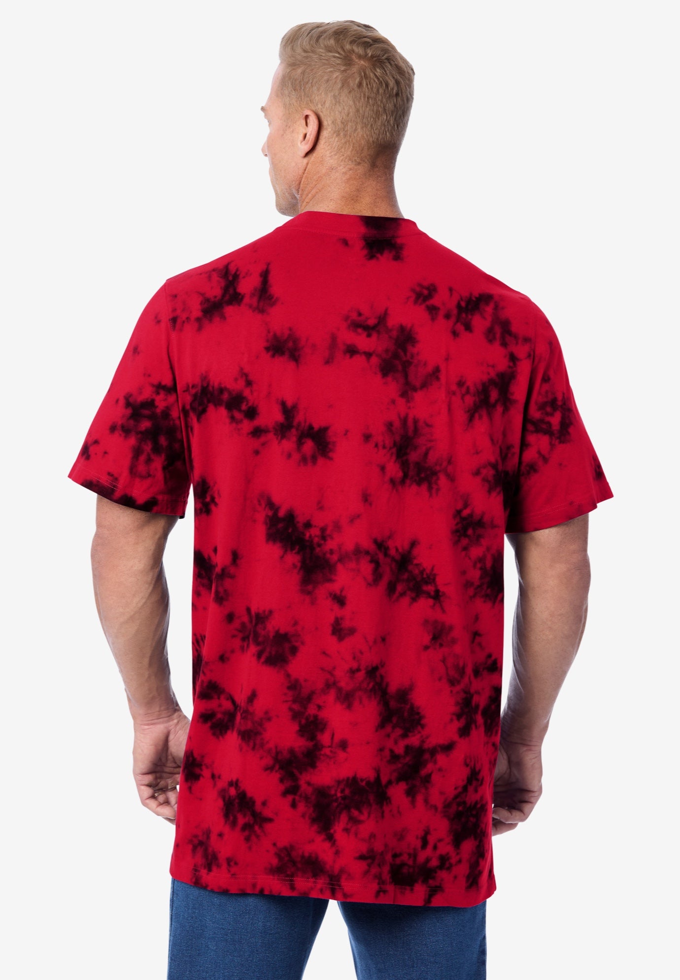 Shrink-Less&trade; Lightweight Longer-Length Crewneck T-Shirt image number 1