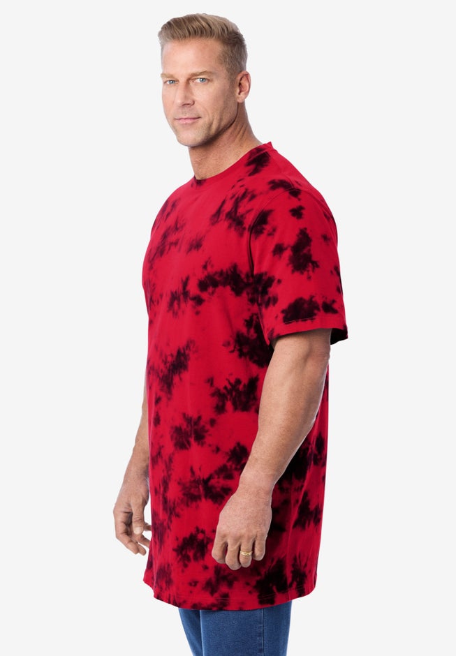 Shrink-Less&trade; Lightweight Longer-Length Crewneck T-Shirt image number 2