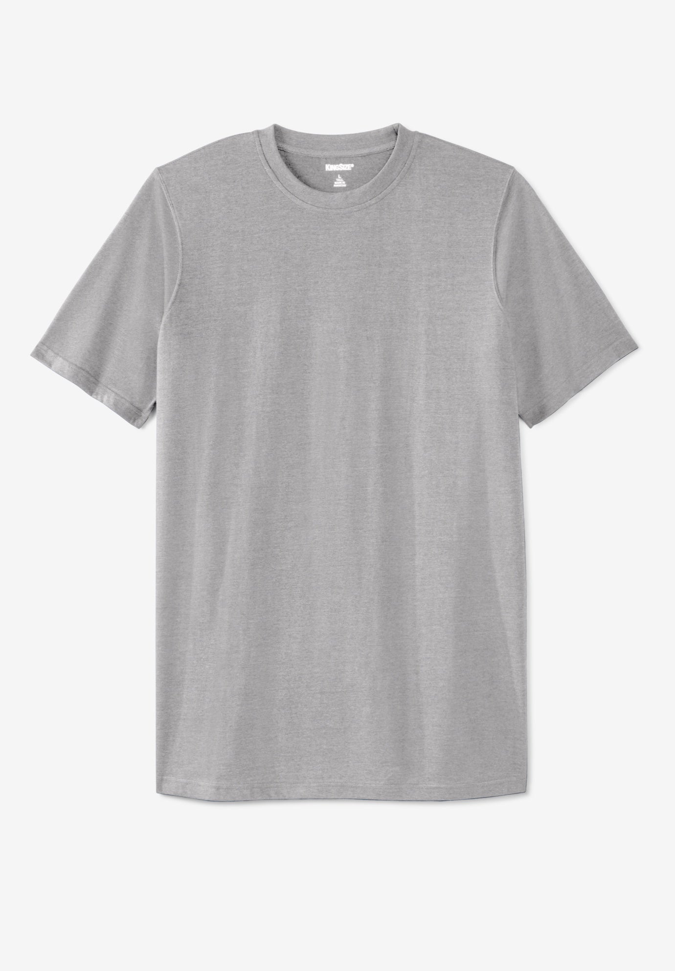 Shrink-Less&trade; Lightweight Longer-Length Crewneck T-Shirt image number 0