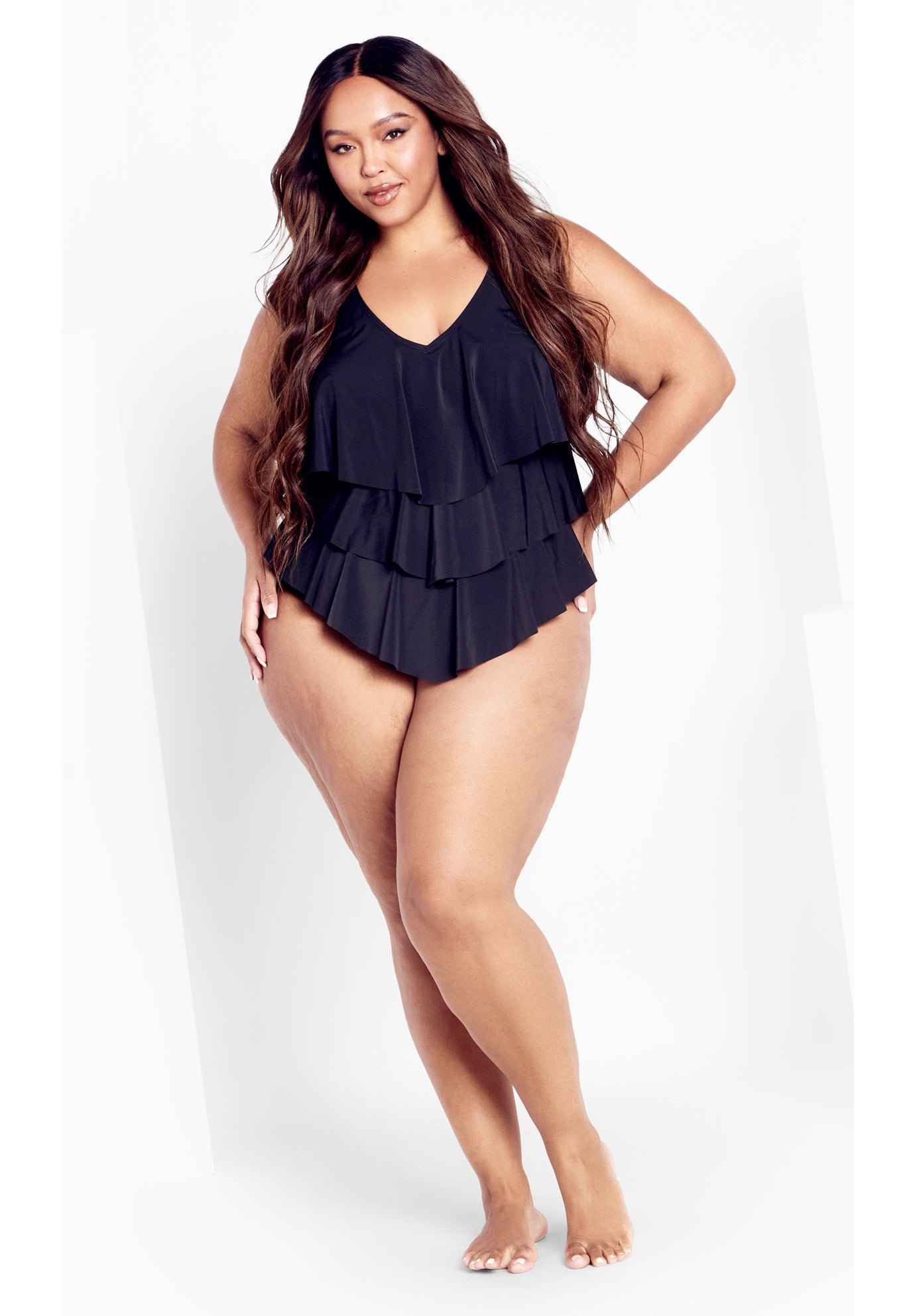 Pia V-Tiered 1 Piece image number 0