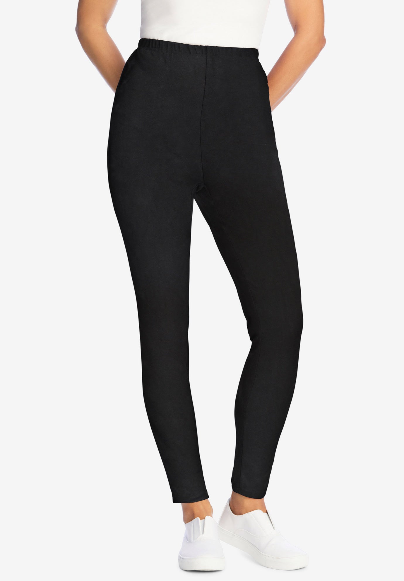 Stretch Cotton Cozy Legging image number 0