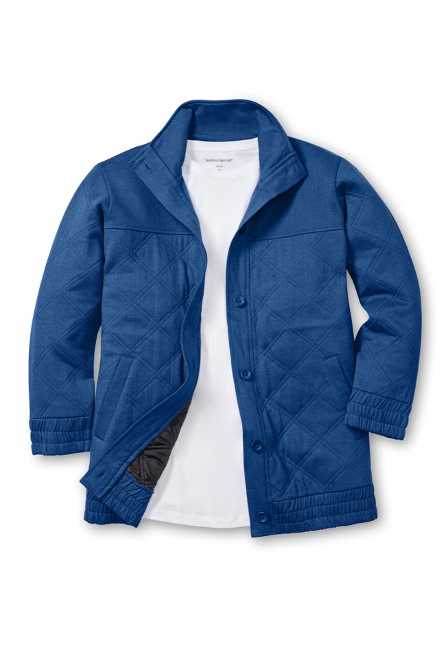 Quilted Easy Fleece Jacket image number 3