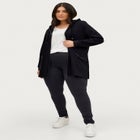 French Terry Zip-Front Hoodie With Zip Pockets image number null