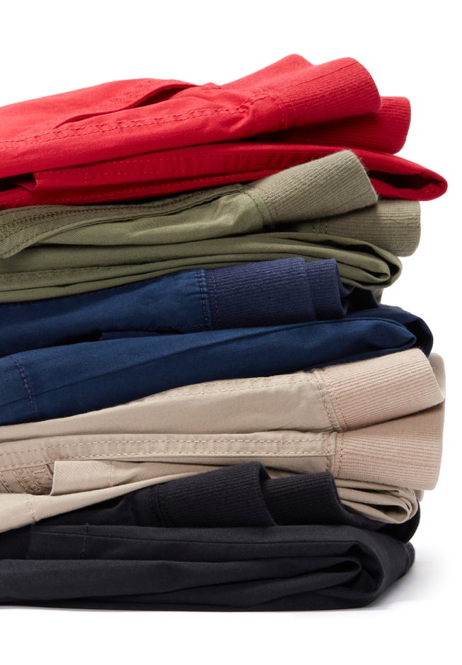 Stretch Knit Waist Cargo Capri image number 5
