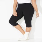 Knit Legging Capri image number 0